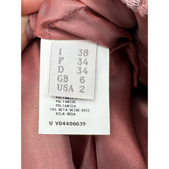 Aeffe Spa Women's Size 2 Fit Flare Sleeveless Mini Dress Multicolor Zip Up - Picture 7 of 7